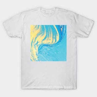 Summer Vibes Marble Waves T-Shirt